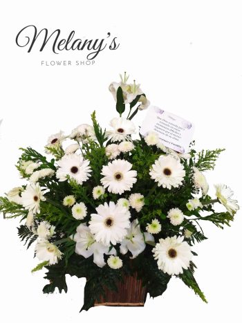 Arreglo para funeral con gerberas - eternity